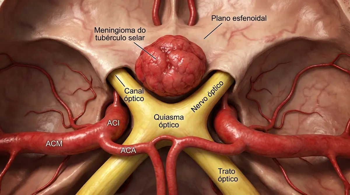 🎯 Ressecção de Meningioma do Tubérculo da Sela