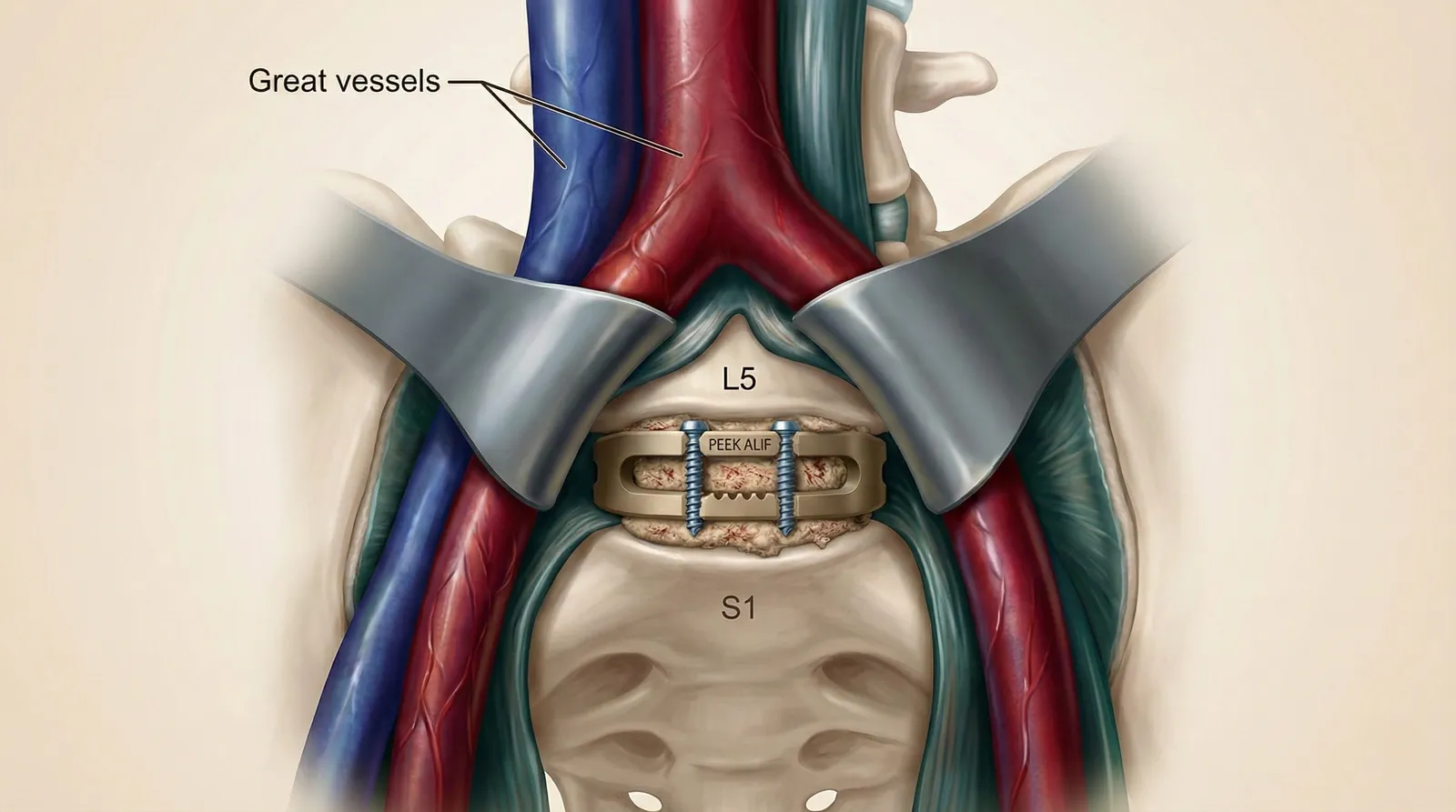 🫃 Artrodese Lombar pela Frente (ALIF)