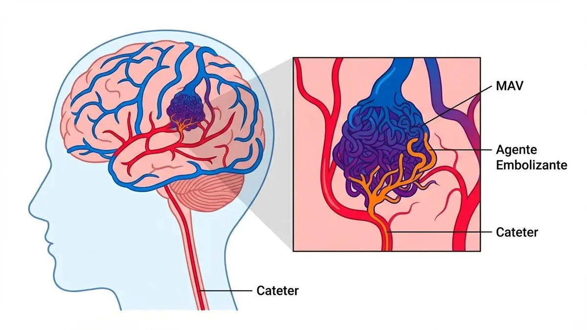 Malformação Arteriovenosa Cerebral (MAV)