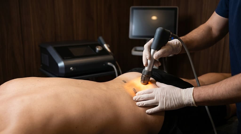 Tratamento articulação sacroilíaca (imagem lombar)